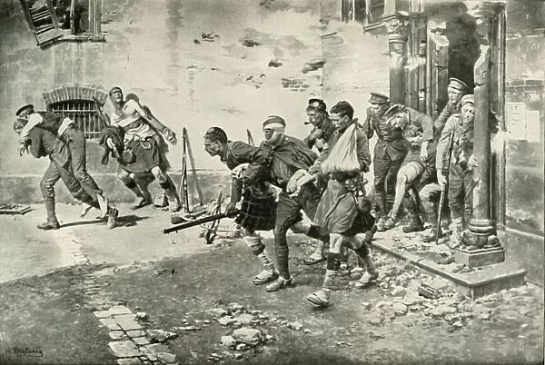 An Incident in the Retreat from Mons, (1919). Creator: Unknown