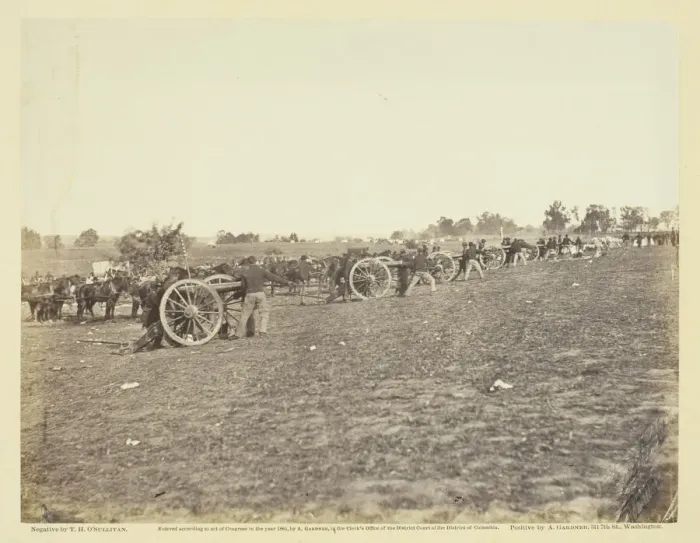 Framed Print : Incidents of the War: Battery D, 5th U. S. Artillery in Action, 1863 Framed Print : Incidents of the War: Battery D, 5th U. S. Artillery in Action, 1863