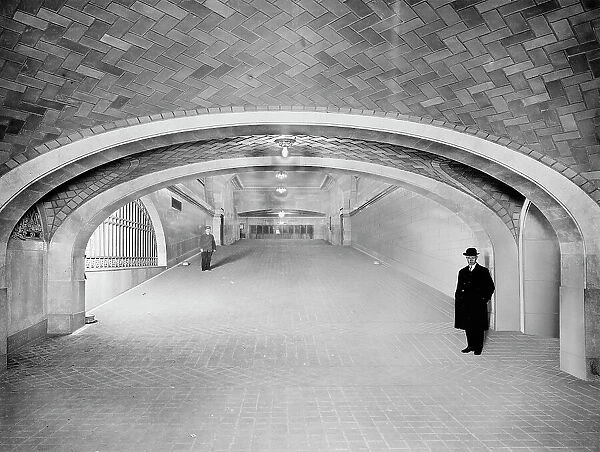 Incline to suburban concourse, Grand Central Terminal, N.Y. Central Lines, c1910-1920. Creator: Unknown