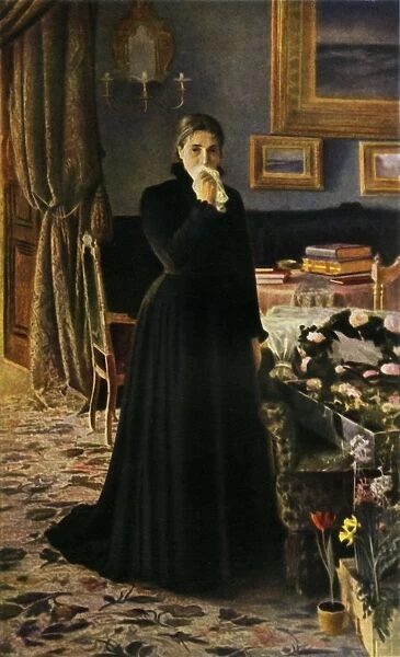 Inconsolable Sorrow, 1884, (1965). Creator: Ivan Kramskoy