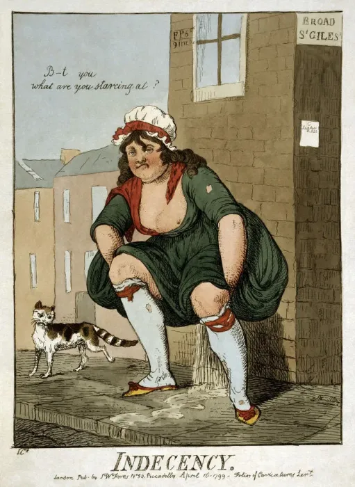Framed Print : Indecency, 1799 Framed Print : Indecency, 1799