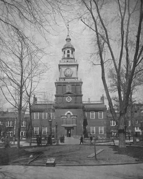 Framed Print : Independence Hall, Philadelphia, USA, c1900. Creator: Unknown Framed Print : Independence Hall, Philadelphia, USA, c1900. Creator: Unknown