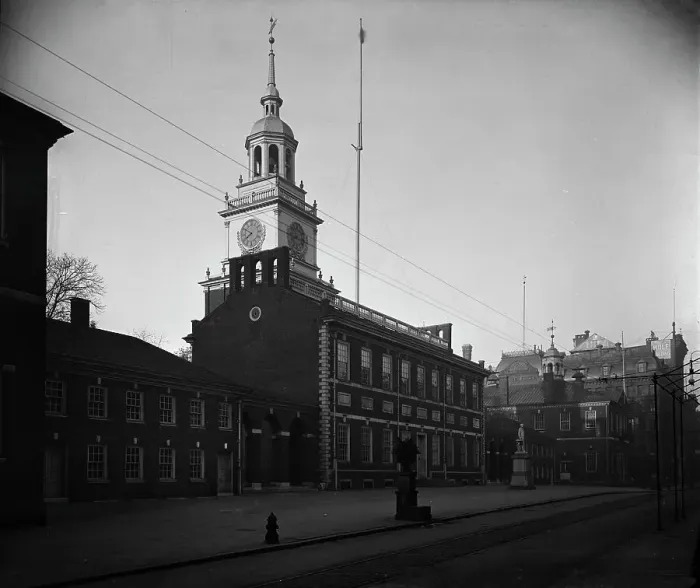 Framed Print : Independence Hall, Philadelphia, c1900. Creator: Unknown Framed Print : Independence Hall, Philadelphia, c1900. Creator: Unknown