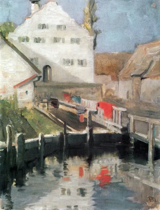 Framed Print : Indersdorf, 1904. Artist: Marc, Franz (1880-1916) Framed Print : Indersdorf, 1904. Artist: Marc, Franz (1880-1916)
