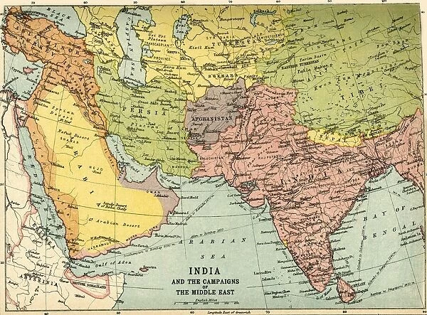 India and the Campaigns of the Middle East, First World War, 1914-1918, (c1920)