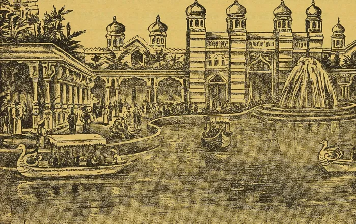 Framed Print : India and Ceylon Exhibition at Earl's Court in London, 1896. Creator: Unknown. India and Ceylon Exhibition at Earl's Court in London, 1896. Creator: Unknown Framed Print : India and Ceylon Exhibition at Earl's Court in London, 1896. Creator: Unknown. India and Ceylon Exhibition at Earl's Court in London, 1896. Creator: Unknown