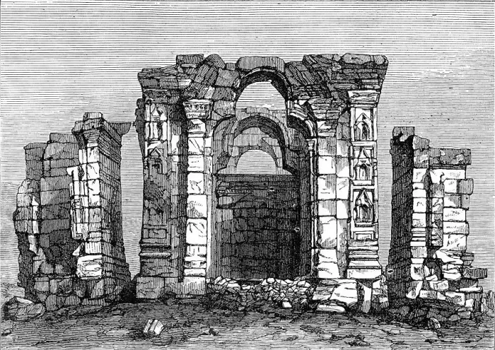 Framed Print : Indian Architecture: Temple of Marttand, or the Sun, Kashmir, (Hindu, A.D. 490-555), 1870. Creator: Unknown Framed Print : Indian Architecture: Temple of Marttand, or the Sun, Kashmir, (Hindu, A.D. 490-555), 1870. Creator: Unknown