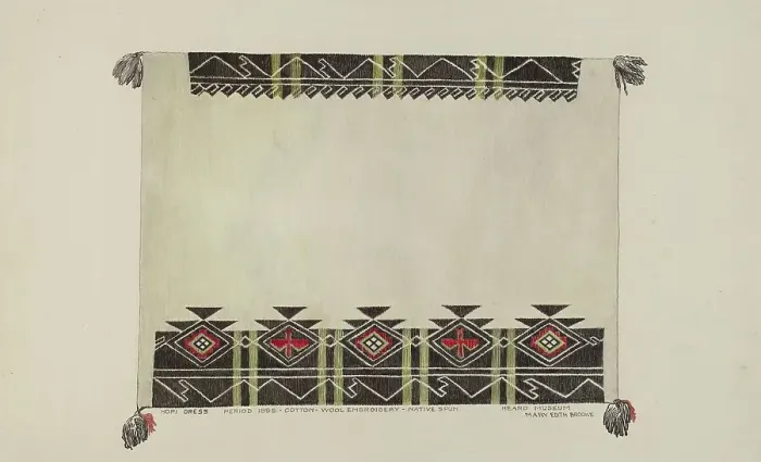 Framed Print : Indian Blanket, 1935 / 1942. Creator: Mary Edith Brooks