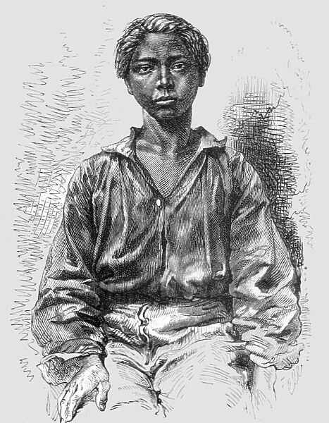 'Indian boy; Indian-Rubber Groves of the Amazons, 1875. Creator: Unknown
