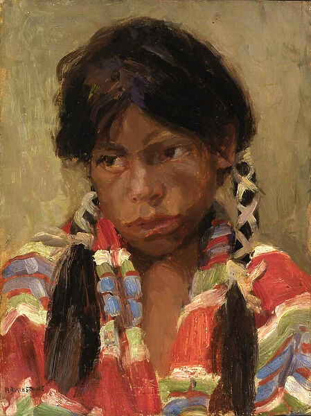 Indian Boy (Joe Archelita), 1918. Creator: Harriet Blackstone