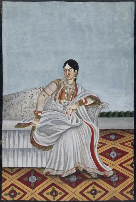 Framed Print : Indian dancing girl, c1780-1790. Creator: Unknown Framed Print : Indian dancing girl, c1780-1790. Creator: Unknown