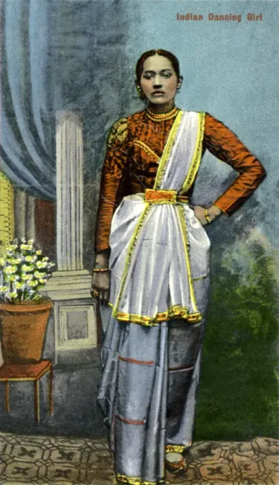 Framed Print : Indian dancing girl, India, early 20th century