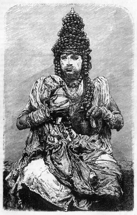 Framed Print : Indian Fakir, c1891. Creator: James Grant Framed Print : Indian Fakir, c1891. Creator: James Grant