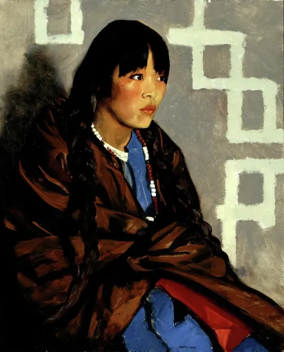 Framed Print : Indian Girl (Julianita), about 1917. Creator: Robert Henri Framed Print : Indian Girl (Julianita), about 1917. Creator: Robert Henri