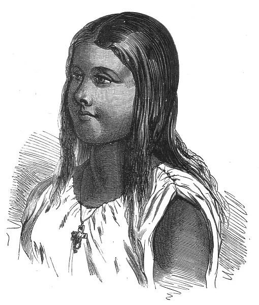 'Indian Girl--Paraguay; A visit to Paraguay during the war, 1875. Creator: Unknown