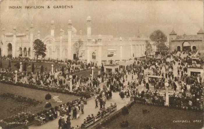 Framed Print : Indian Pavilion & Gardens, c1925. Artist: Campbell Gray Framed Print : Indian Pavilion & Gardens, c1925. Artist: Campbell Gray