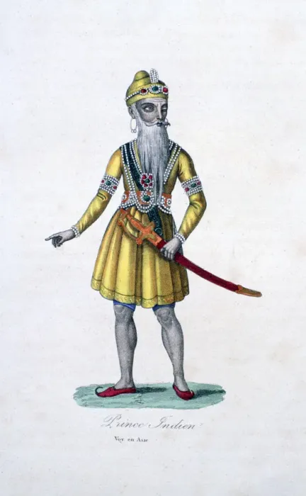 Framed Print : Indian Prince, 1830 Framed Print : Indian Prince, 1830