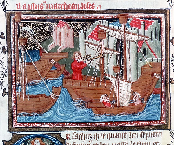 Indian sailing ships described by Marco Polo, 15th century