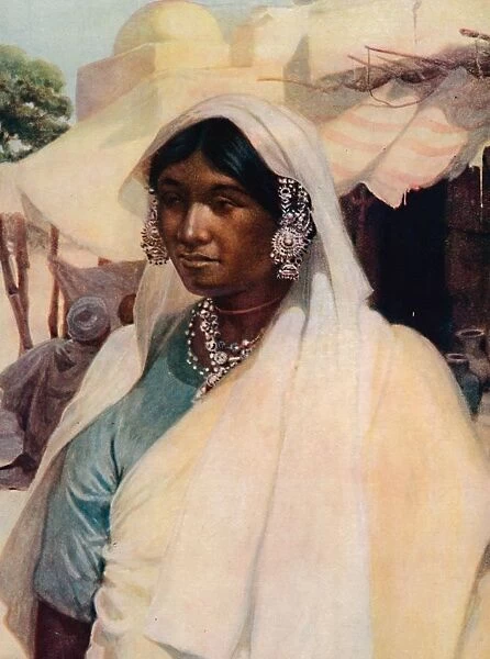 An Indian Woman, 1913. Artist: Norman H Hardy