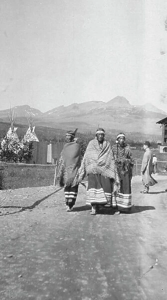 Indians in native dress, between c1900 and 1923. Creator: Unknown