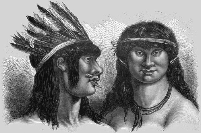 Framed Print : Indians of the Rio Quarto; Frontier Adventures in the Argentine Republic, 1875. Creator: Unknown Framed Print : Indians of the Rio Quarto; Frontier Adventures in the Argentine Republic, 1875. Creator: Unknown