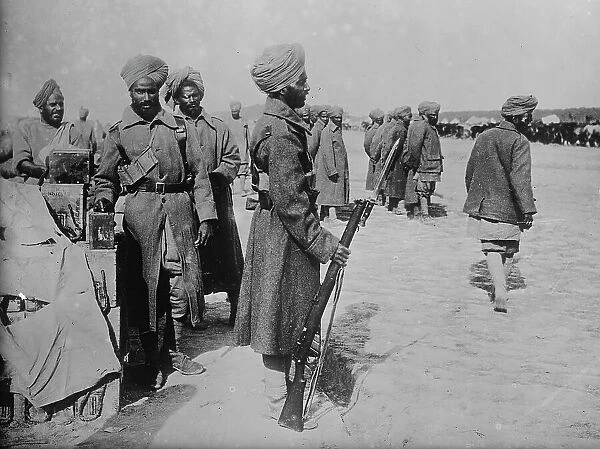 India's soldiers in France, between c1914 and c1915. Creator: Bain News Service