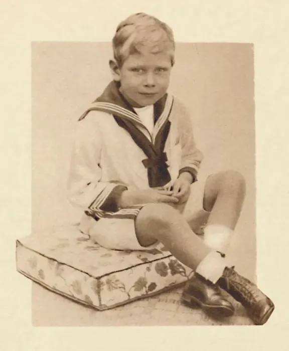 Framed Print : An indication of a career-to-be: Sailor-suited Prince Albert, c1900, (1937) Framed Print : An indication of a career-to-be: Sailor-suited Prince Albert, c1900, (1937)
