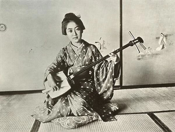 The Indispensible Geisha, 1910. Creator: Herbert Ponting