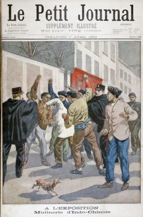 Framed Print : Indochinese unrest, Exposition Universelle, Paris, 1900. Artist: Oswaldo Tofani Framed Print : Indochinese unrest, Exposition Universelle, Paris, 1900. Artist: Oswaldo Tofani