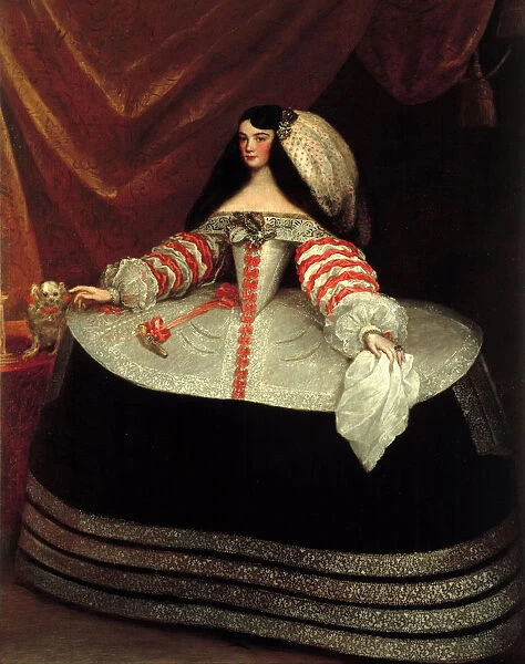 Ines de Zuniga, Countess of Monterrey, 1660-1670. Artist: Carreno de Miranda, Juan (1614-1685)