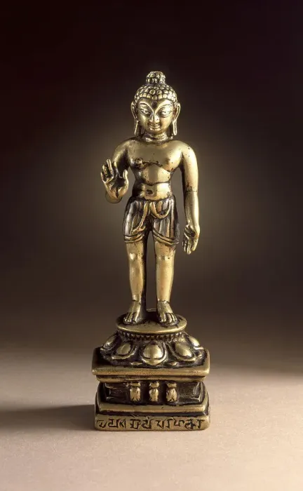 Framed Print : The Infant Buddha Shakyamuni, Kashmir region, c.800. Creator: Unknown