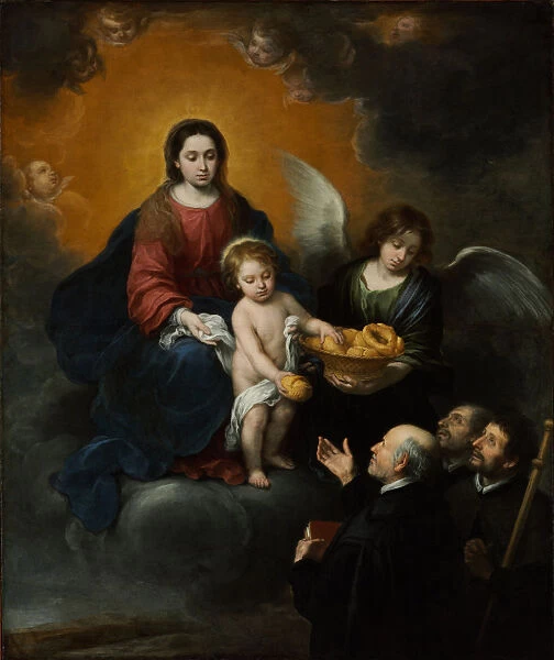 The Infant Christ Distributing Bread to the Pilgrims, 1678. Artist: Murillo, Bartolome Esteban (1617-1682)