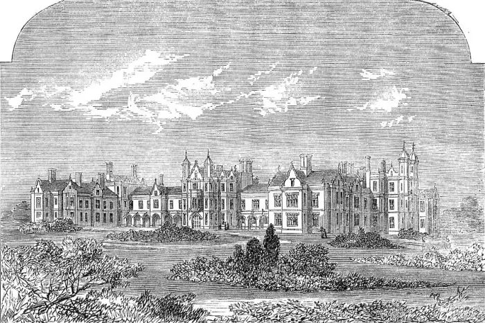 Framed Print : The Infant Orphan Asylum at Wanstead, 1862. Creator: Unknown Framed Print : The Infant Orphan Asylum at Wanstead, 1862. Creator: Unknown