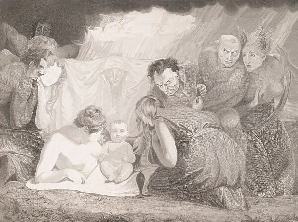 Infant Shakespeare Attended by Nature and the Passions, 1799. Creator: Benjamin Smith
