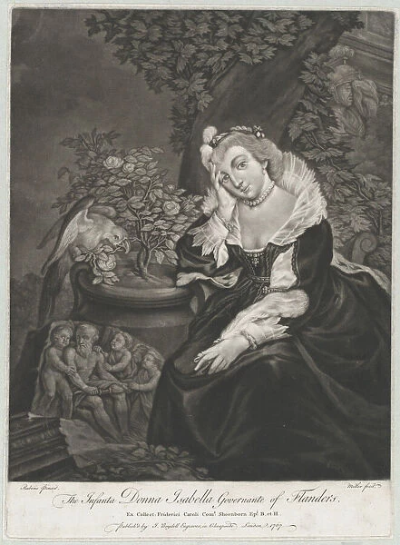 The Infanta Donna Isabella, Governante of Flanders, 1767. Creator: Johann Sebastian Muller