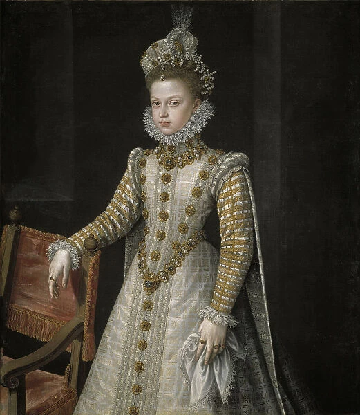 The Infanta Isabel Clara Eugenia (1566-1633), 1579. Artist: Sanchez Coello, Alonso (1531-1588)