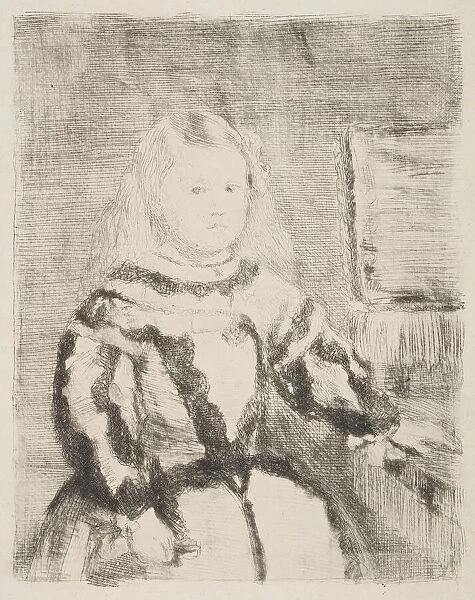 The Infanta Margarita, after Velazquez, 1862-64. Creator: Edgar Degas