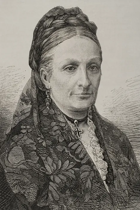Framed Print : Infanta Maria Luisa Fernanda of Spain (1832-1897), Infanta of Spain, Duchess of Montpensier, 1878. Creator: Unknown Framed Print : Infanta Maria Luisa Fernanda of Spain (1832-1897), Infanta of Spain, Duchess of Montpensier, 1878. Creator: Unknown