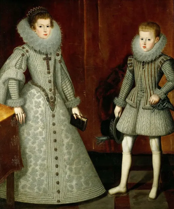 Framed Print : The Infante Philip, later King Philip IV of Spain (1605-1665) and his sister Anne of Austria (1601-1 Artist: Gonzalez y Serrano, Bartolome (1564-1627) Framed Print : The Infante Philip, later King Philip IV of Spain (1605-1665) and his sister Anne of Austria (1601-1 Artist: Gonzalez y Serrano, Bartolome (1564-1627)