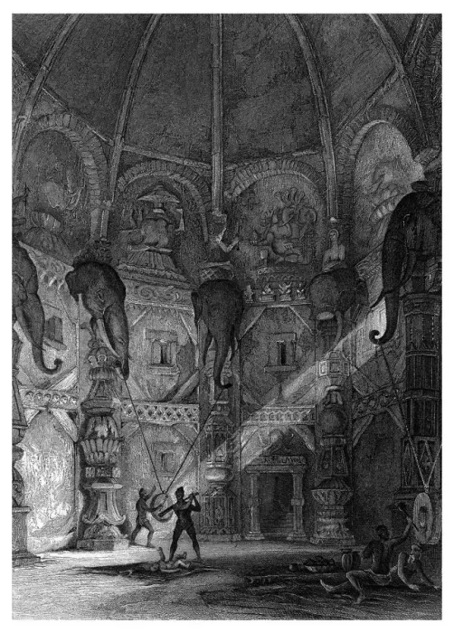 Framed Print : Infanticide in India, as Practised in the Temples of Canesa. Artist: T Jeavons Framed Print : Infanticide in India, as Practised in the Temples of Canesa. Artist: T Jeavons