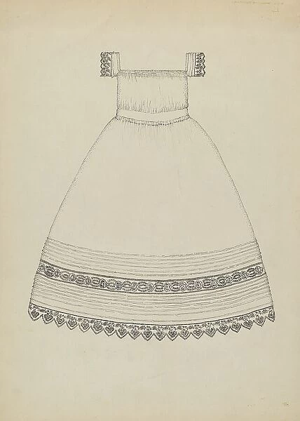 Infant's Dress, c. 1936. Creator: Evelyn Bailey