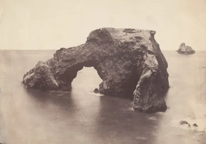 Framed Print : Infernal Rock, Chincha Islands, ca. 1870. Creator: Unknown Framed Print : Infernal Rock, Chincha Islands, ca. 1870. Creator: Unknown
