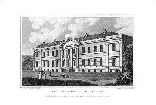 The Infirmary, Chichester, 1829. Artist: W Syms