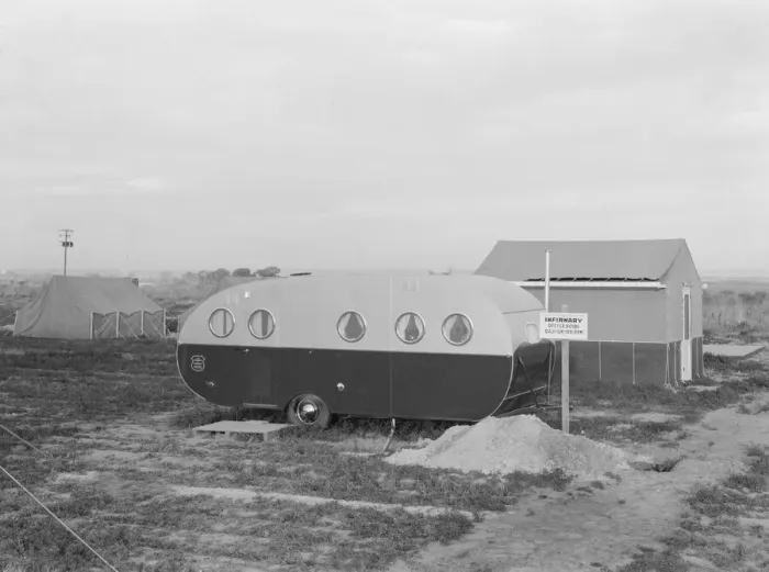 Framed Print : Infirmary, Nyssa farm family FSA labor camp, Malheur County, Oregon, 1939. Creator: Dorothea Lange Framed Print : Infirmary, Nyssa farm family FSA labor camp, Malheur County, Oregon, 1939. Creator: Dorothea Lange