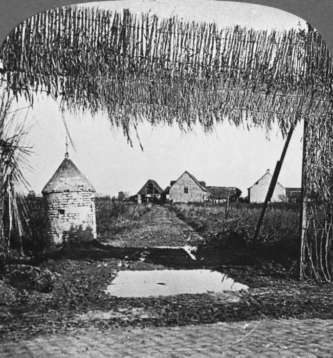 Framed Print : Ingenious camouflage, World War I, c1914-c1918. Artist: Realistic Travels Publishers Framed Print : Ingenious camouflage, World War I, c1914-c1918. Artist: Realistic Travels Publishers
