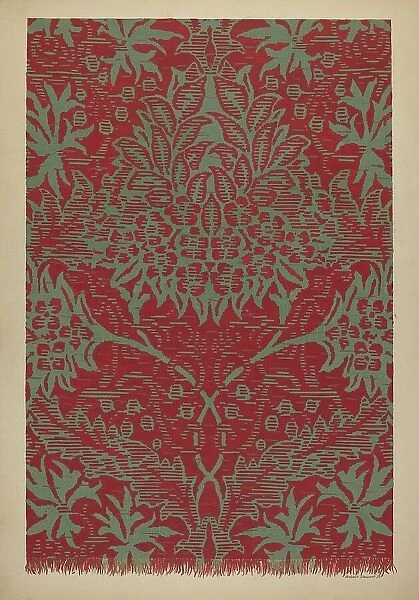 Ingrain Carpet, c. 1936. Creator: Robert Stewart