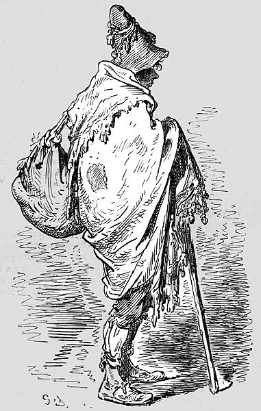 Inhabitant of Albacete;An Autumn Tour in Andalusia, 1875. Creator: Gustave Doré
