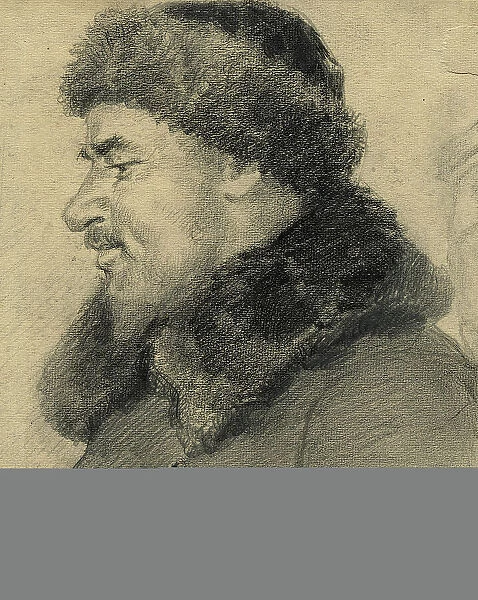 Inhabitant of Krasnoyarsk, Serving at the Forest Pier on the Yenisei River, 1904. Creator: Boris Vasilievich Smirnov