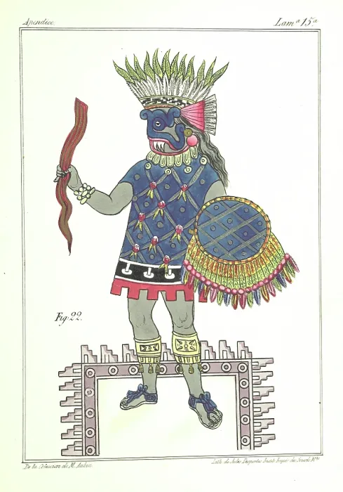 Framed Print : Inhabitant of New Spain, 1867. Creator: Unknown Framed Print : Inhabitant of New Spain, 1867. Creator: Unknown