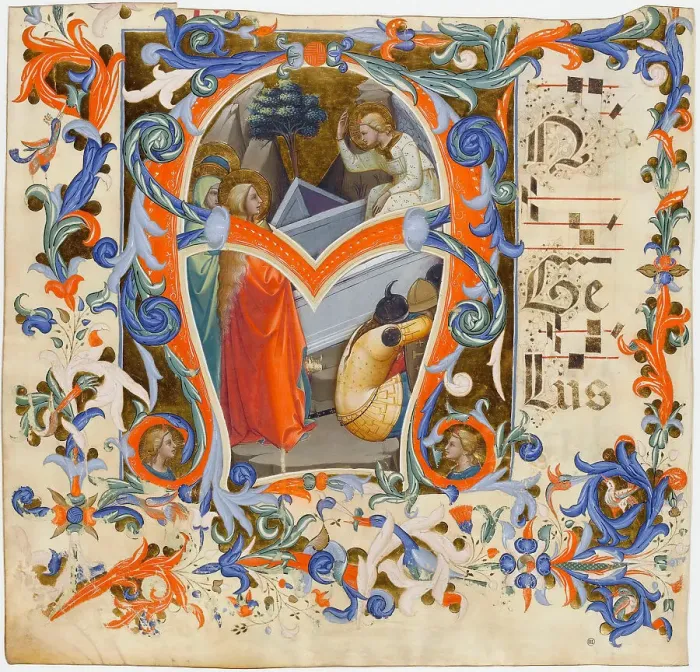 Framed Print : Initial A from an Antiphonary, ca 1395-1403. Creator: Lorenzo Monaco (ca. 1370-1425). Initial A from an Antiphonary, ca 1395-1403. Creator: Lorenzo Monaco (ca. 1370-1425) Framed Print : Initial A from an Antiphonary, ca 1395-1403. Creator: Lorenzo Monaco (ca. 1370-1425). Initial A from an Antiphonary, ca 1395-1403. Creator: Lorenzo Monaco (ca. 1370-1425)